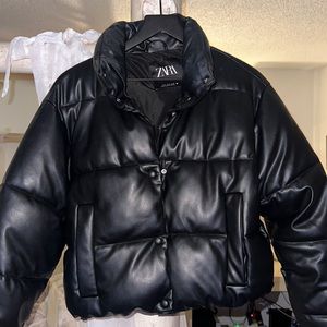 Zara Cropped Puffer